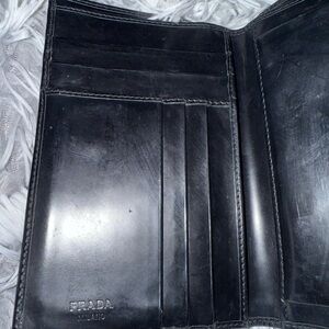 Prada black wallet